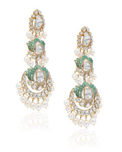 Jaisalmer Lotus Emerald Earrings | AMARIS JEWELS | Fine Jewelry 