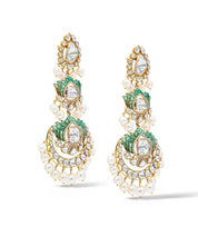 Jaisalmer Lotus Emerald Earrings | AMARIS JEWELS | Fine Jewelry