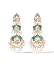 Jaisalmer Lotus Emerald Earrings | AMARIS JEWELS | Fine Jewelry