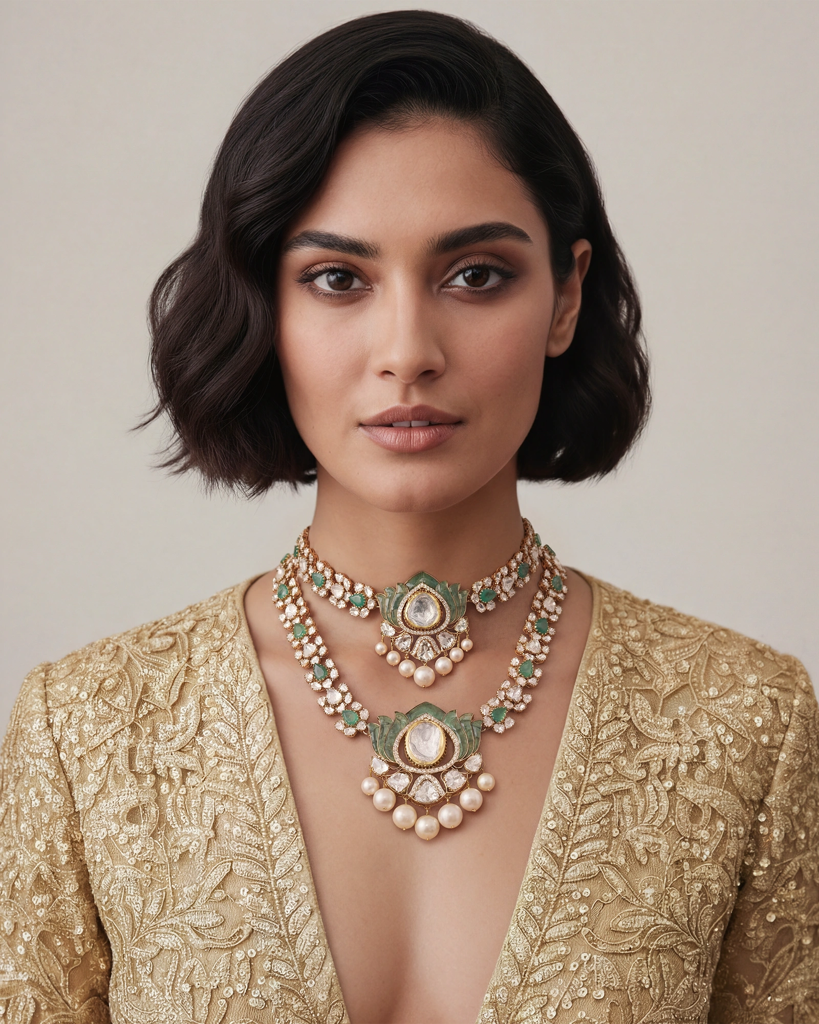 Jaisalmer Lotus Strings | AMARIS JEWELS | Fine Jewelry 