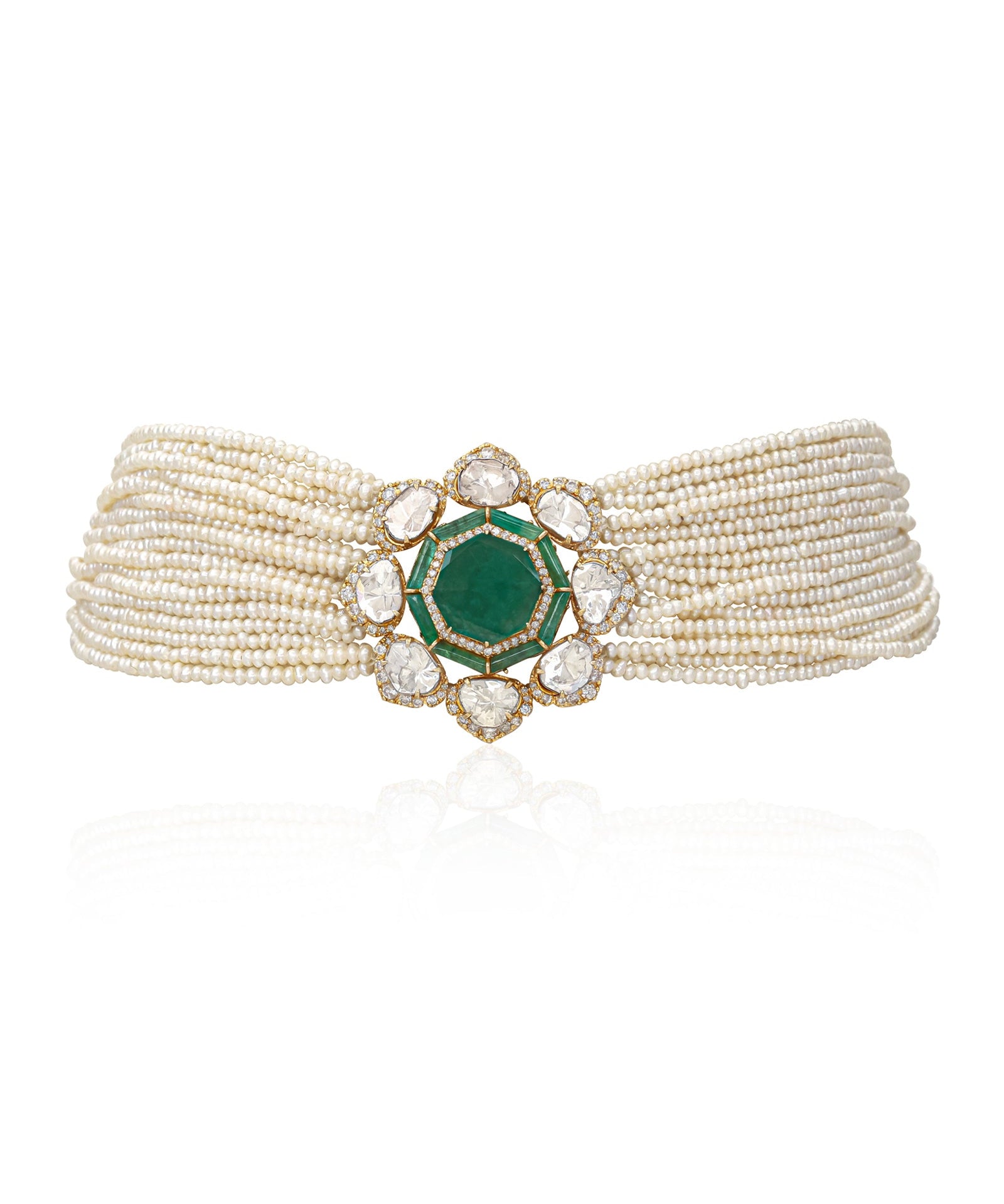 Jasmine Emerald Choker | AMARIS JEWELS | Fine Jewelry 