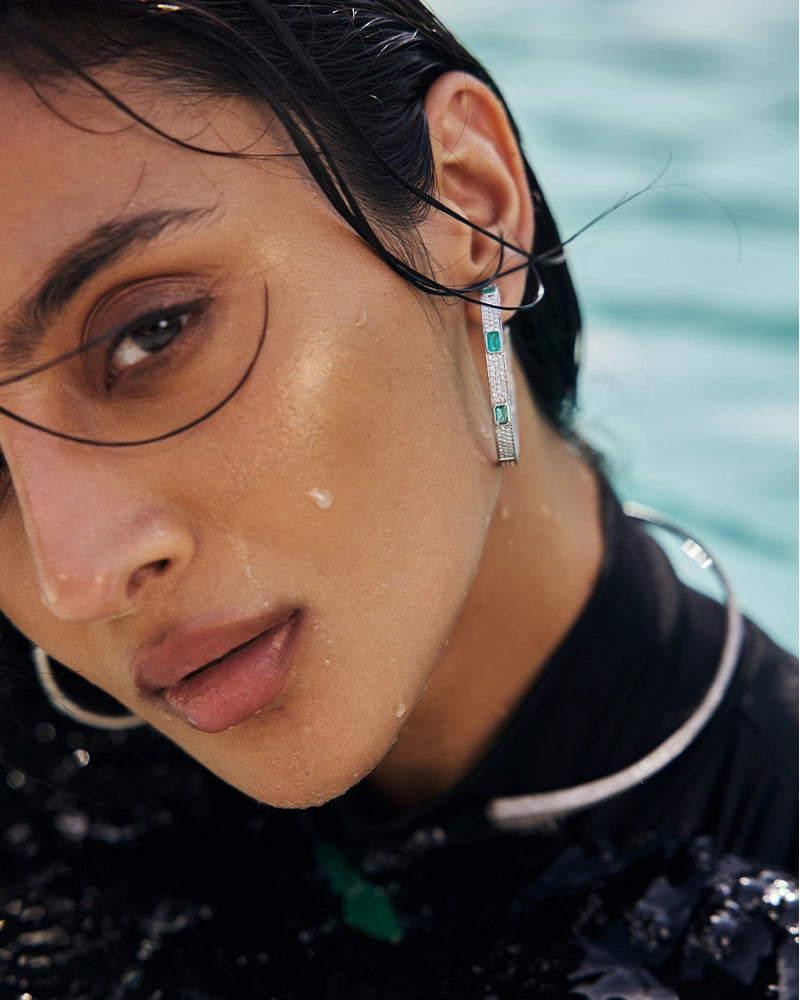 Jazz Age Hoops | AMARIS JEWELS | Fine Jewelry 