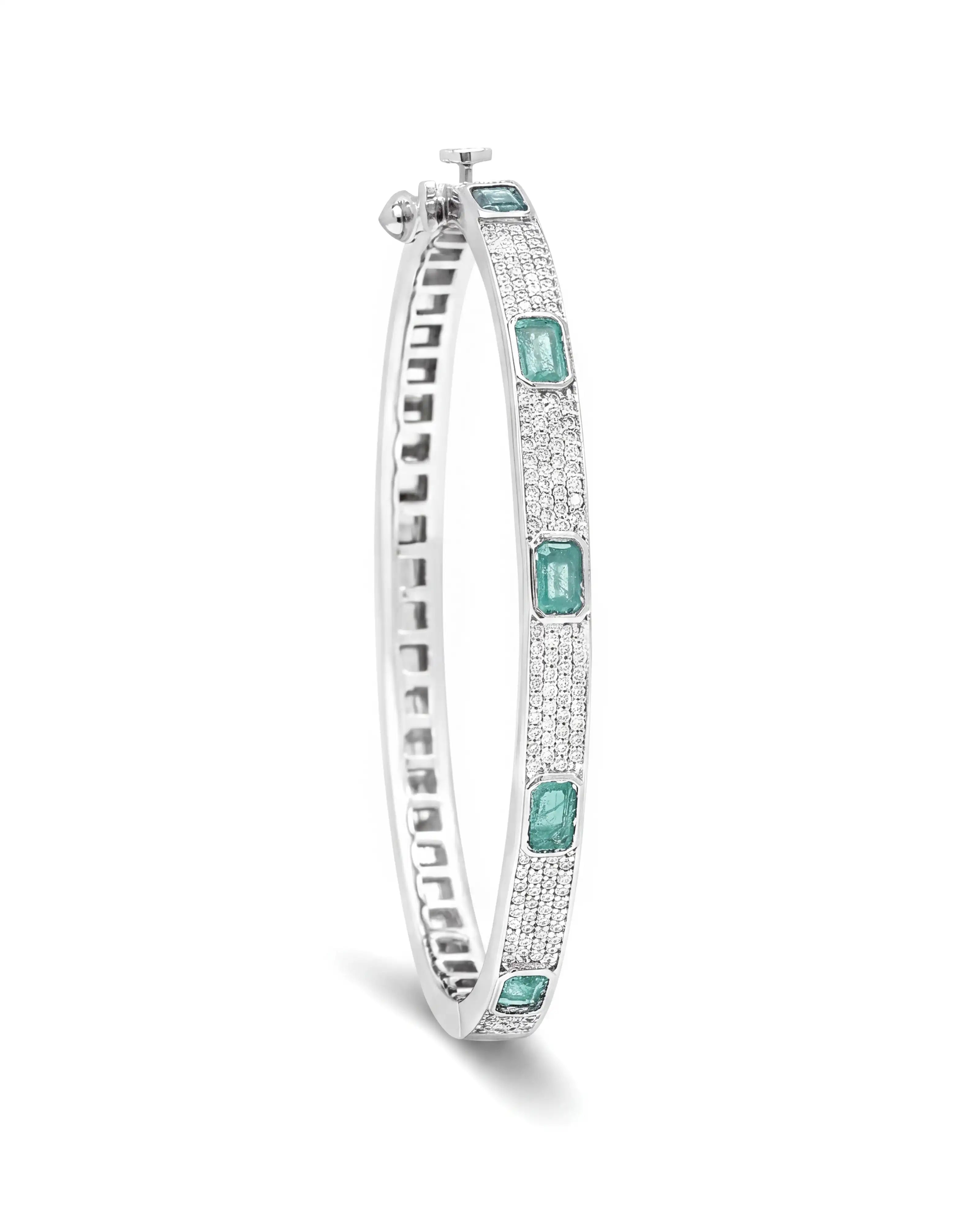 Jazz Age Emerald Bracelet