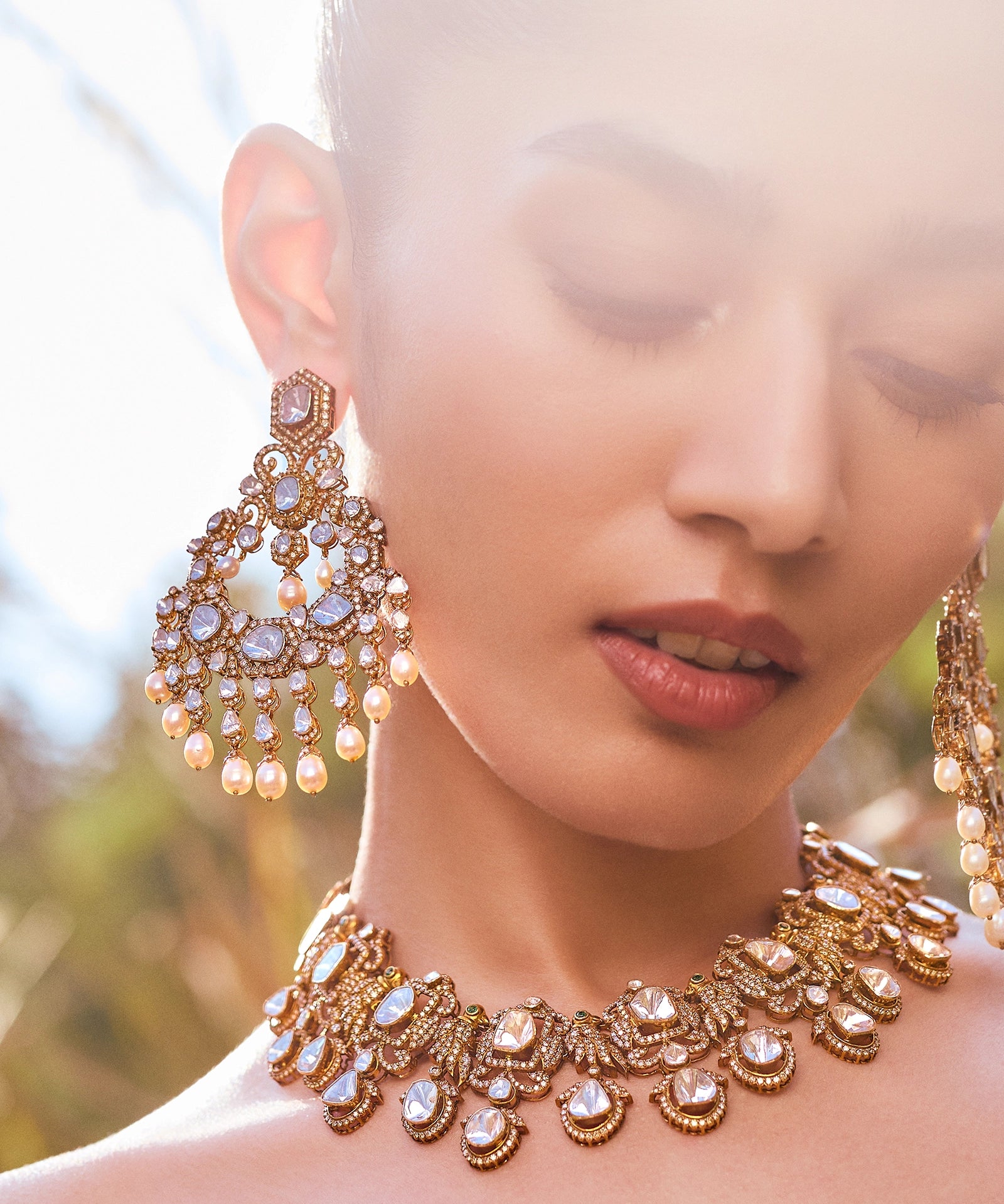 Kohinoor Lotus Necklace | AMARIS JEWELS | Fine Jewelry 