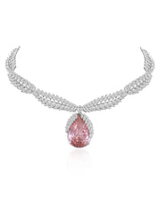 Kunzite Aura Necklace | AMARIS JEWELS | Fine Jewelry