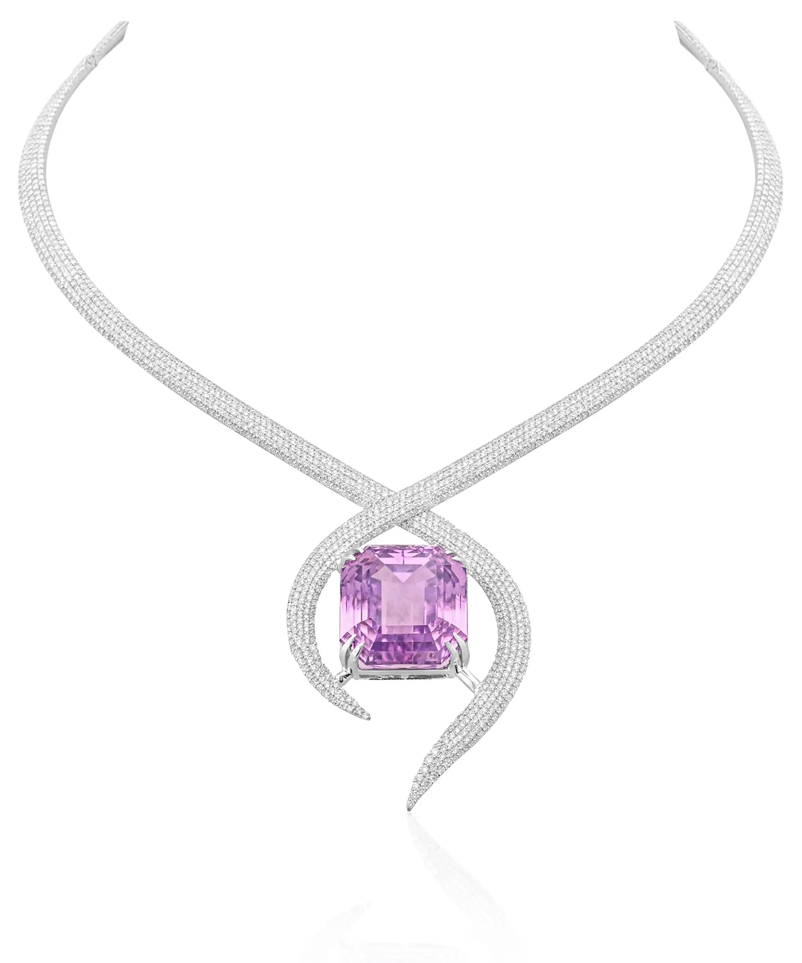 Kunzite Tangle Necklace | AMARIS JEWELS | Fine Jewelry 