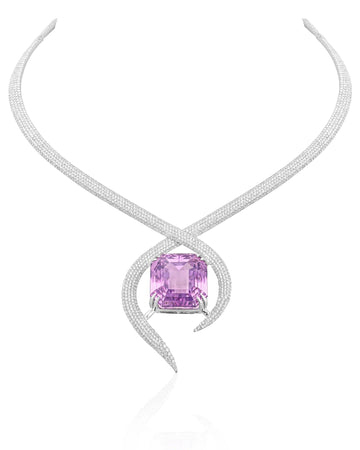 Kunzite Tangle Necklace