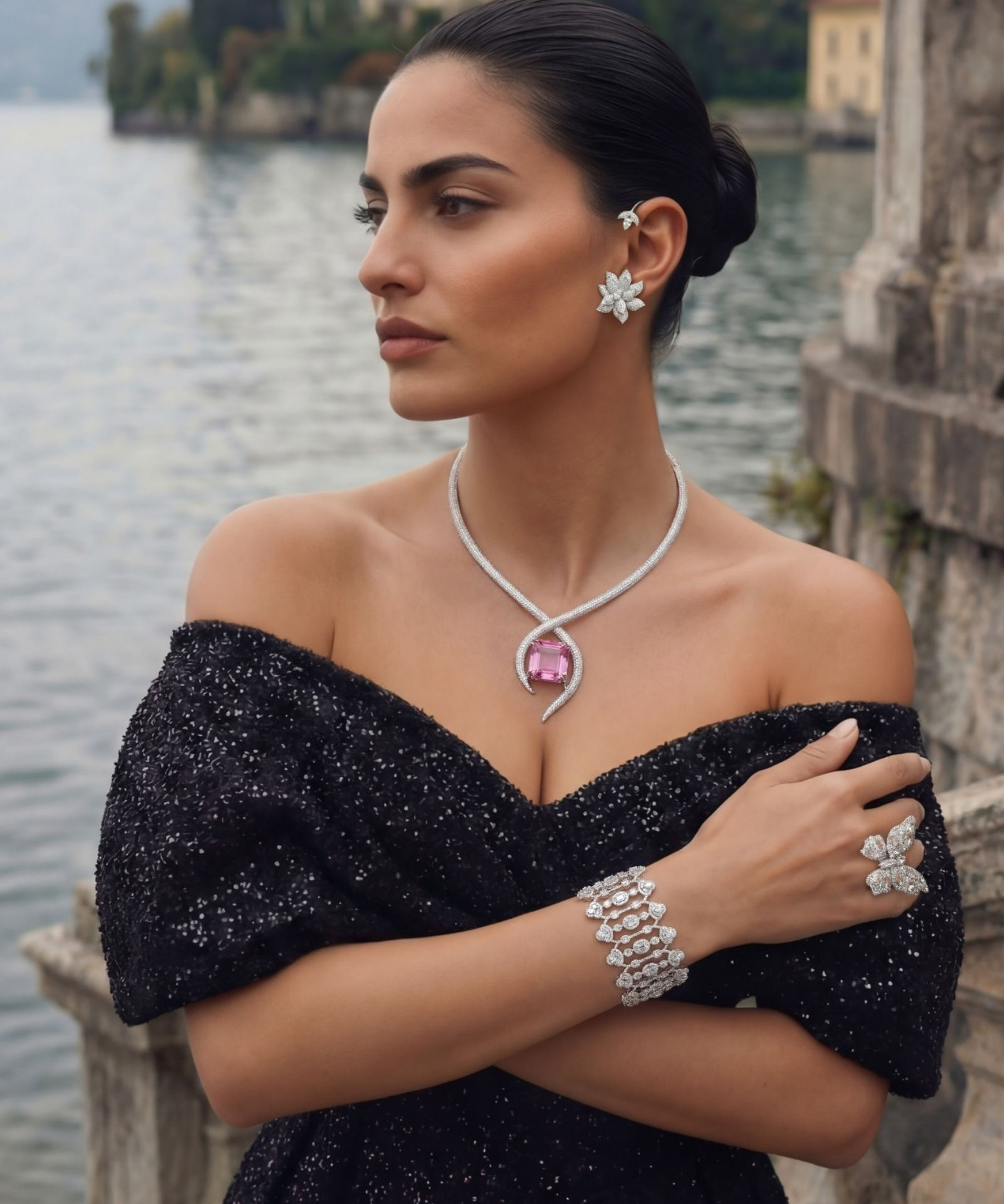 Kunzite Tangle Necklace | AMARIS JEWELS | Fine Jewelry 