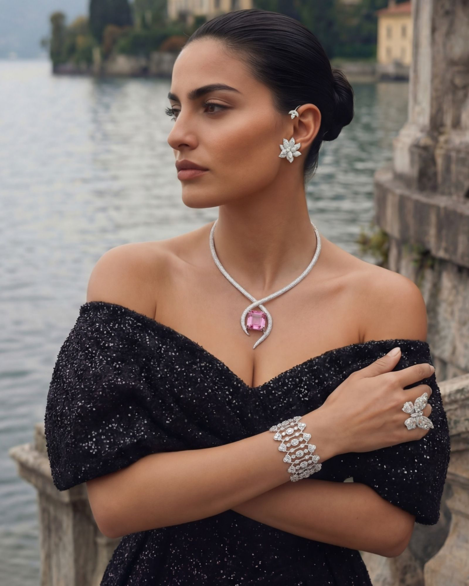 Kunzite Tangle Necklace | AMARIS JEWELS | Fine Jewelry 