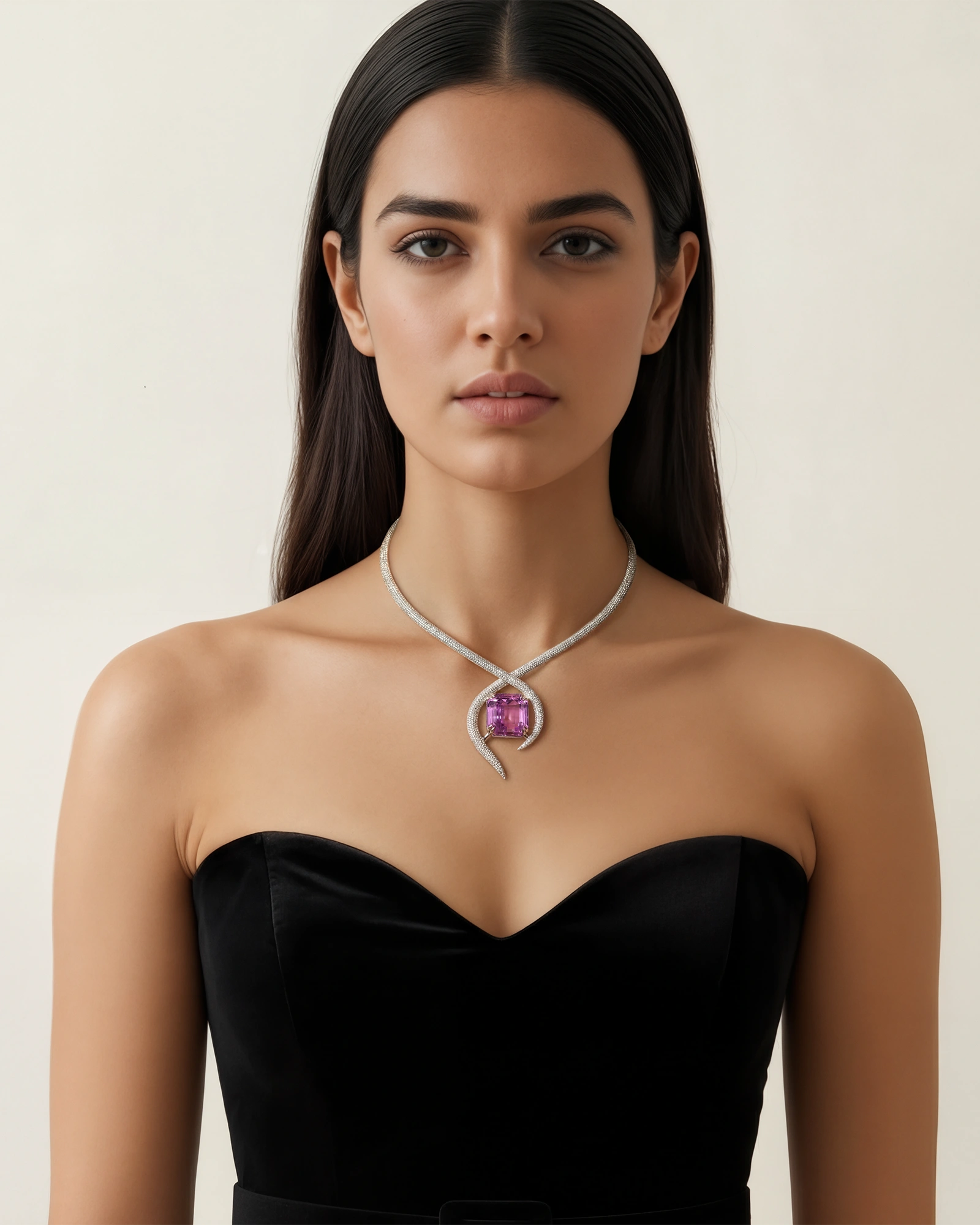 Kunzite Tangle Necklace | AMARIS JEWELS | Fine Jewelry 