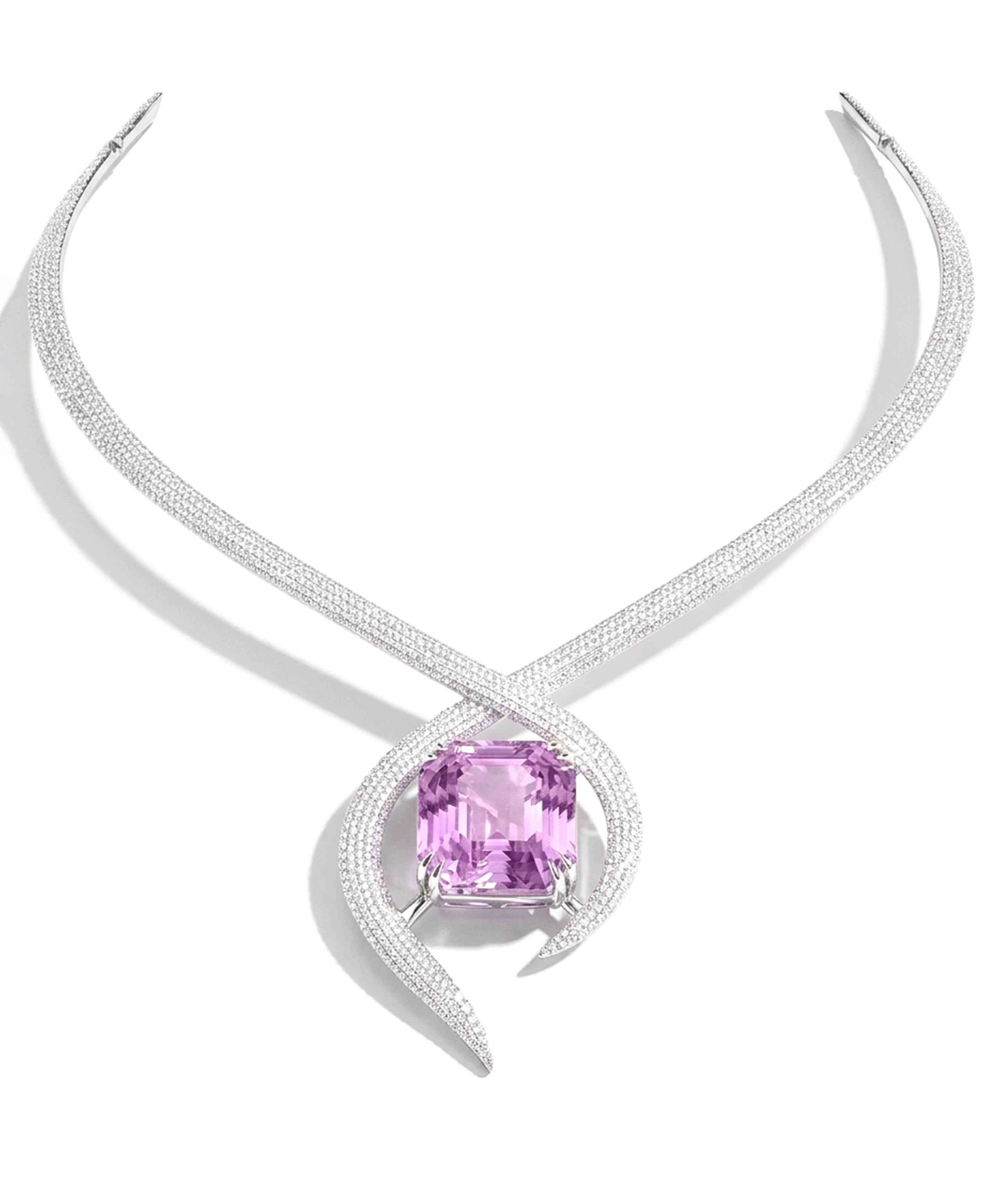 Kunzite Tangle Necklace | AMARIS JEWELS | Fine Jewelry