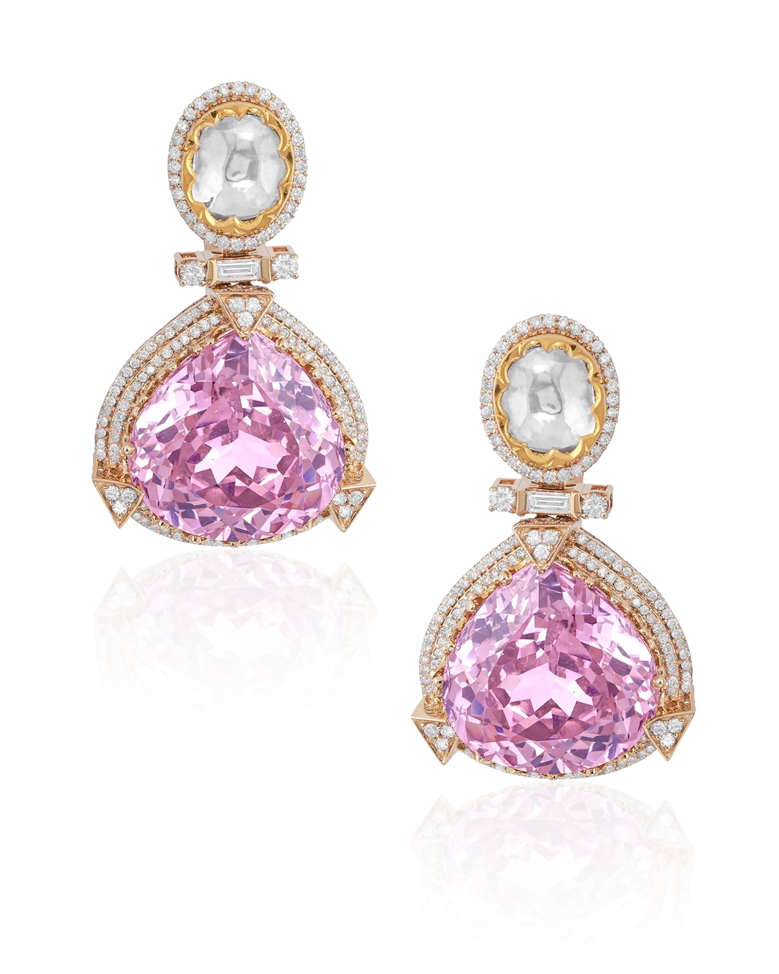 Kunzite Tonic Earrings | AMARIS JEWELS | Fine Jewelry