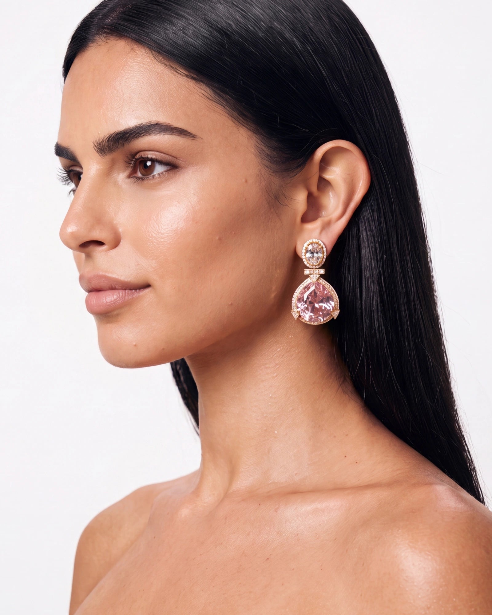 Kunzite Tonic Earrings | AMARIS JEWELS | Fine Jewelry