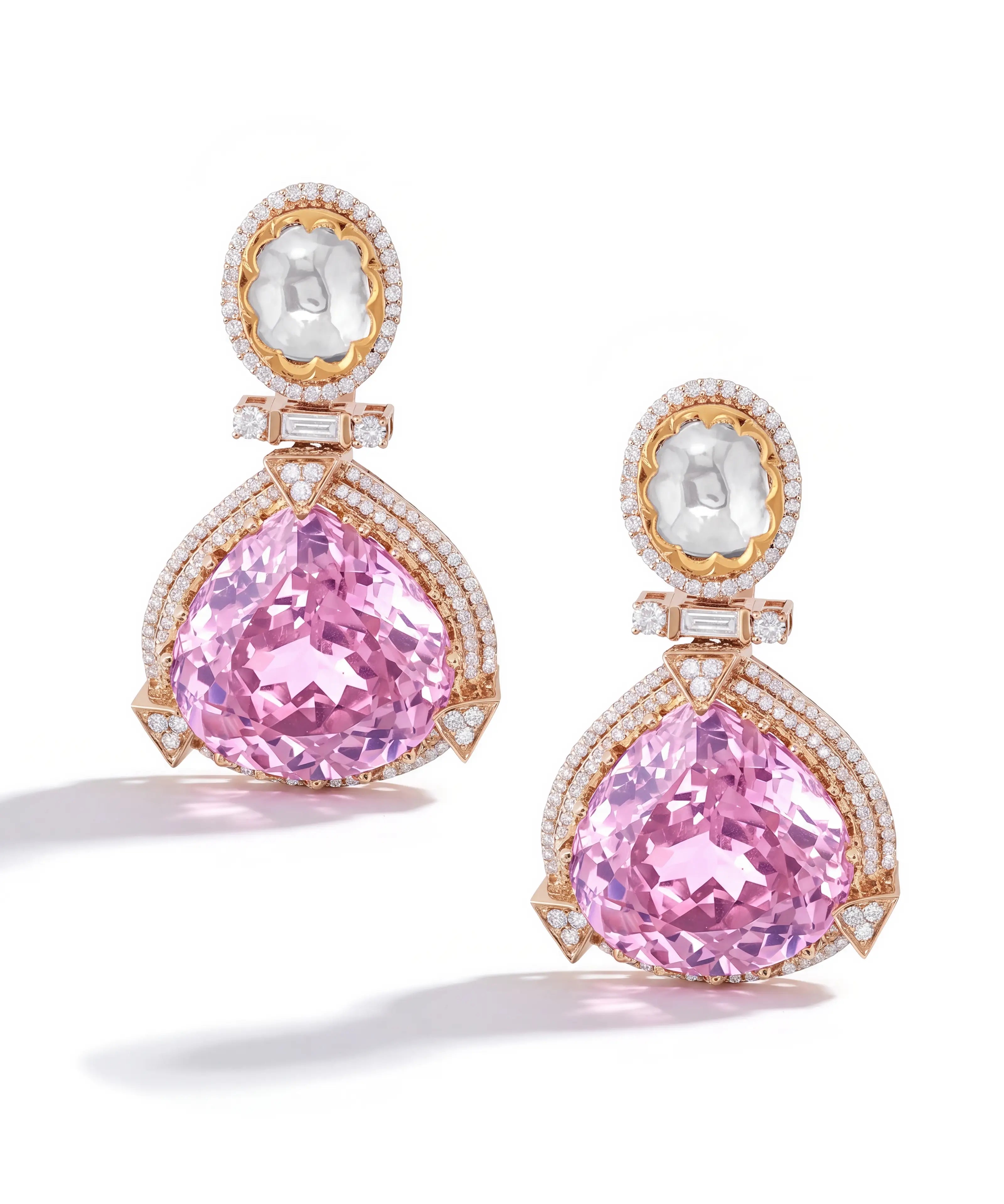 Kunzite Tonic Earrings | AMARIS JEWELS | Fine Jewelry
