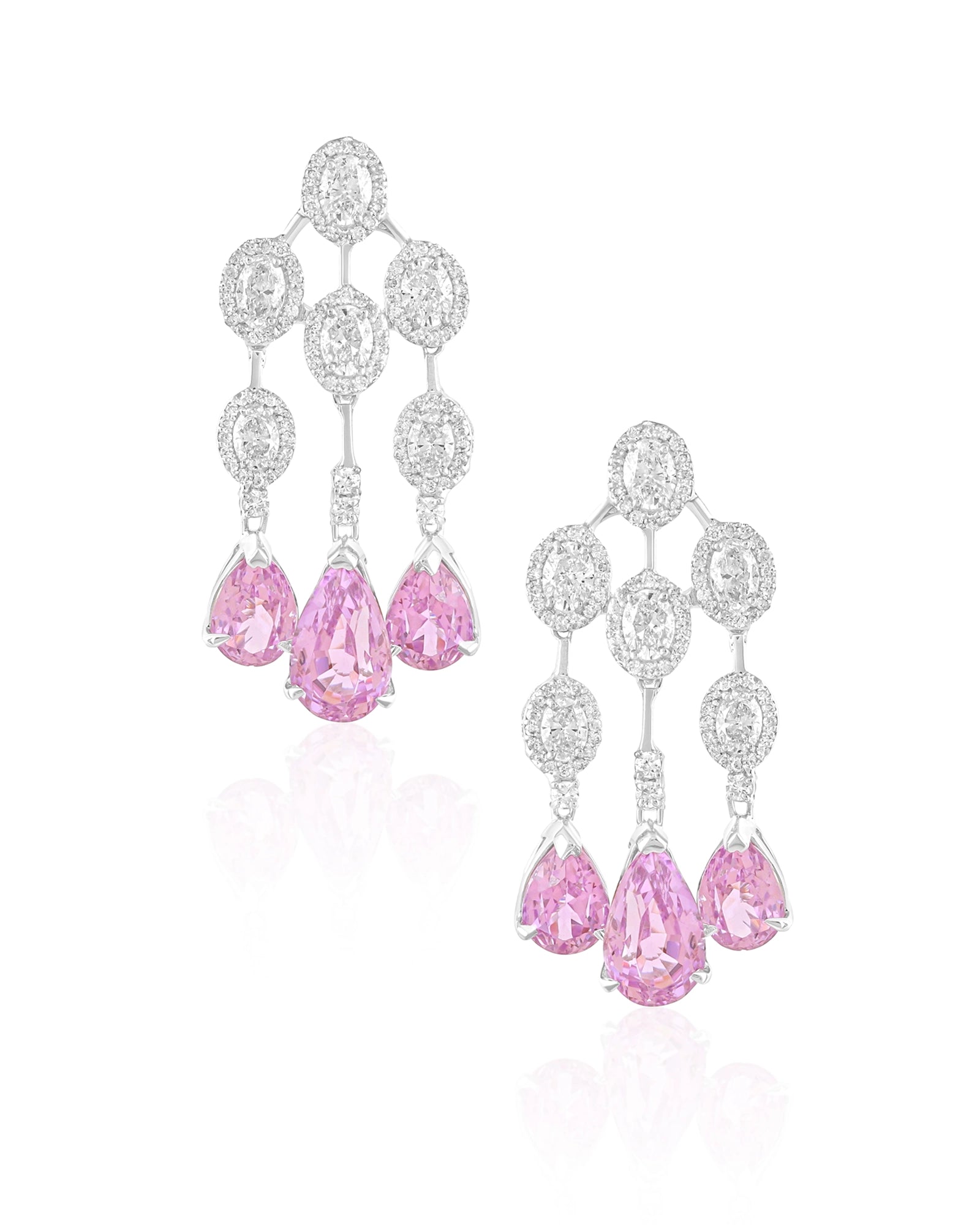 Kunzite Waterfall 2.0 Earrings | AMARIS JEWELS | Fine Jewelry 
