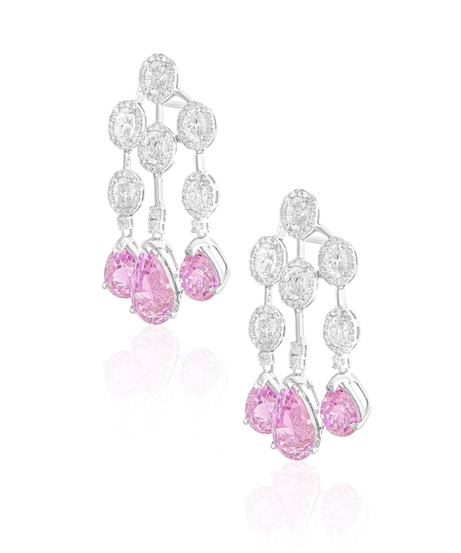 Kunzite Waterfall 2.0 Earrings | AMARIS JEWELS | Fine Jewelry 
