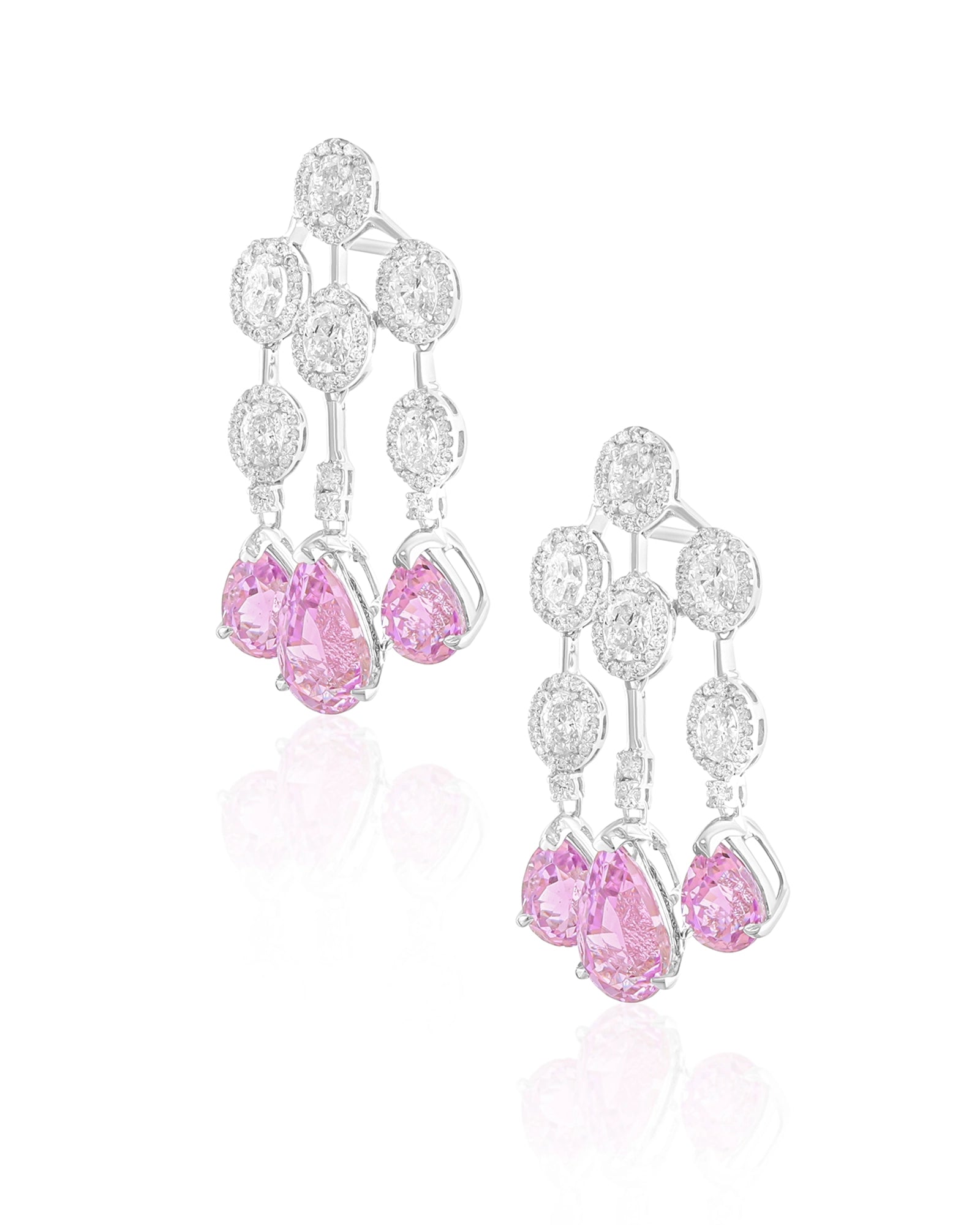 Kunzite Waterfall 2.0 Earrings | AMARIS JEWELS | Fine Jewelry 