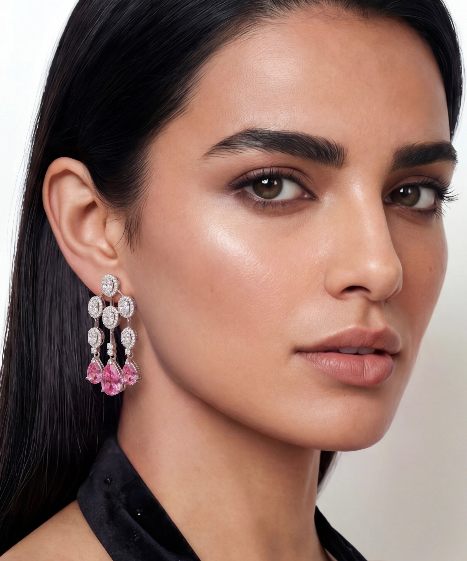 Kunzite Waterfall 2.0 Earrings | AMARIS JEWELS | Fine Jewelry 