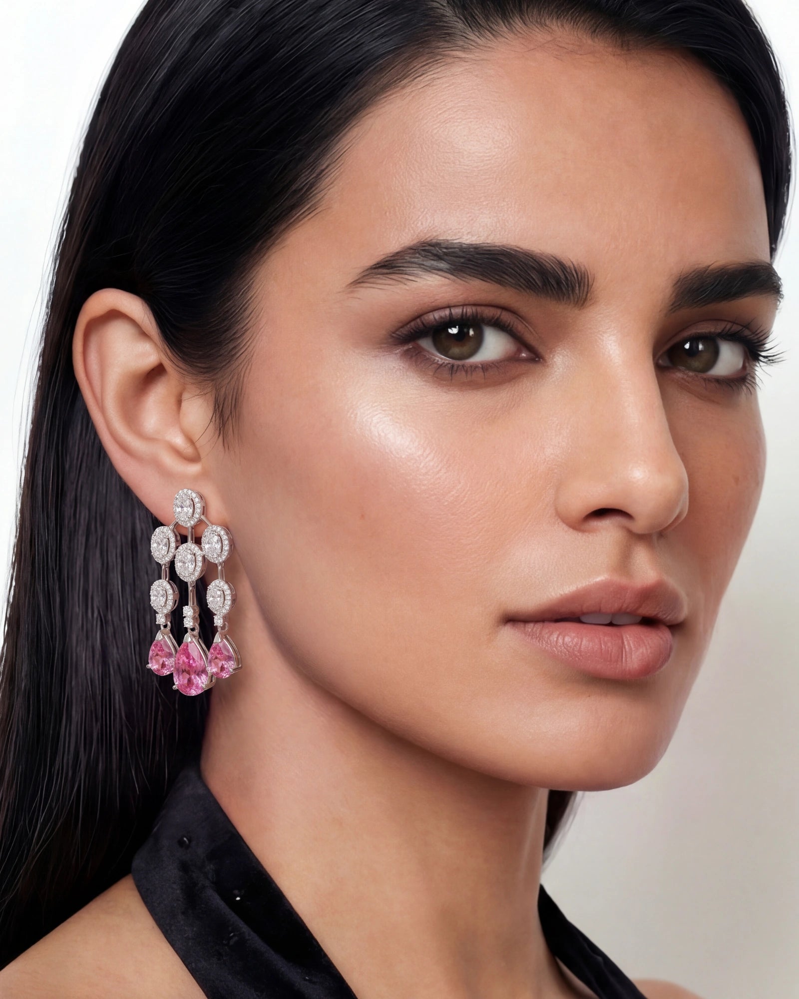 Kunzite Waterfall 2.0 Earrings | AMARIS JEWELS | Fine Jewelry 