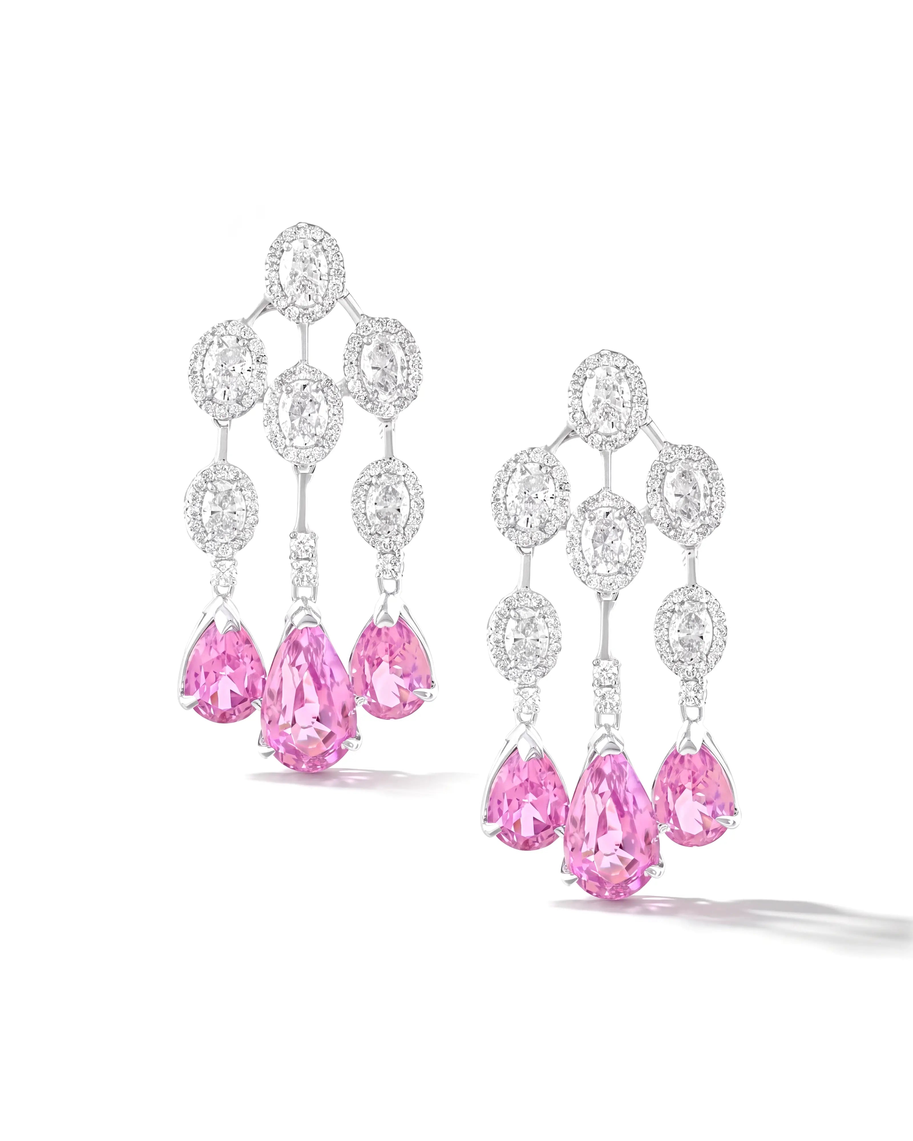 Kunzite Waterfall 2.0 Earrings | AMARIS JEWELS | Fine Jewelry