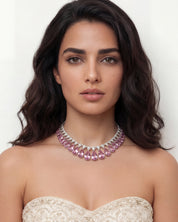Kunzite Waterfall Necklace 2.0 | AMARIS JEWELS | Fine Jewelry 
