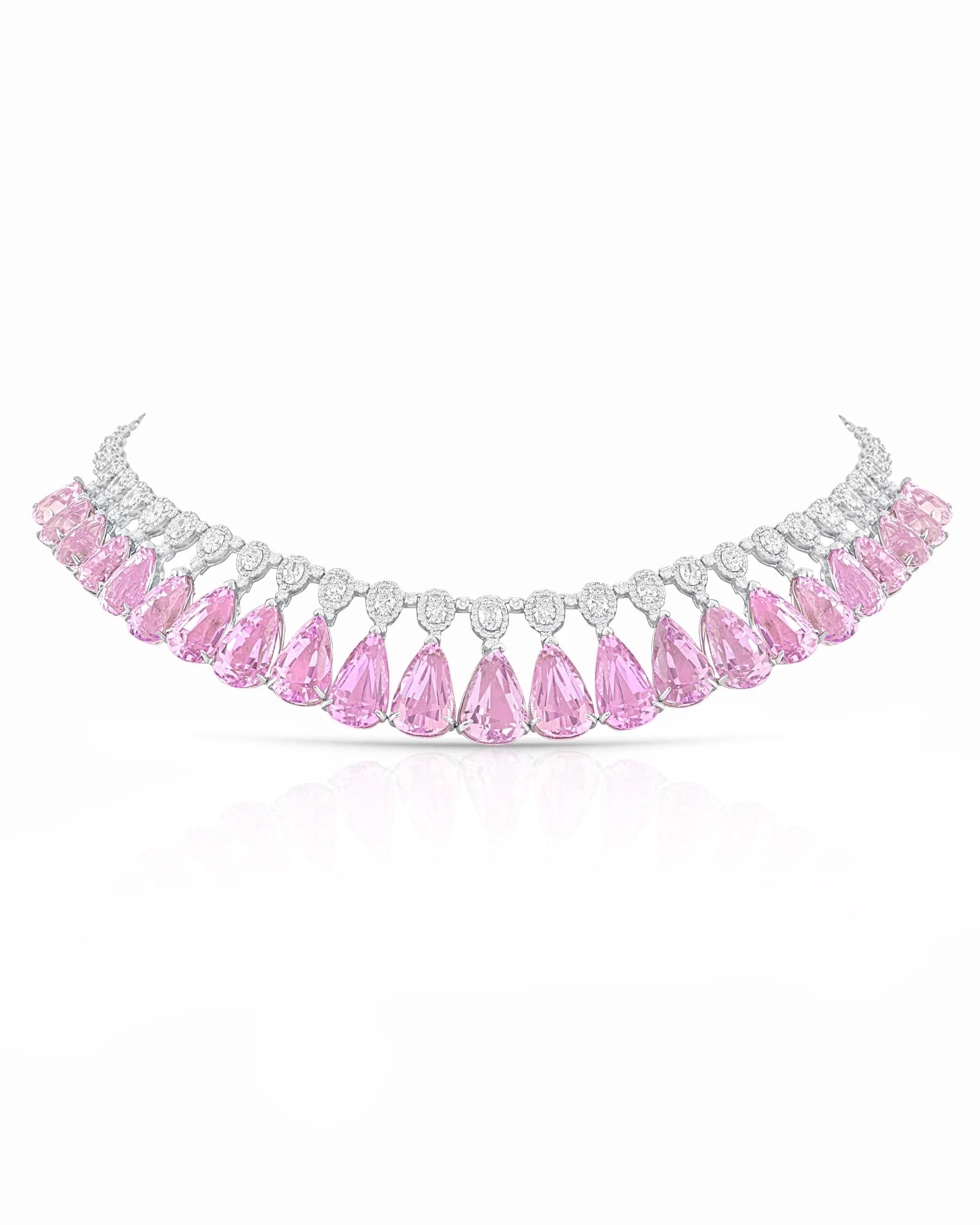 Kunzite Waterfall Necklace 2.0 | AMARIS JEWELS | Fine Jewelry 
