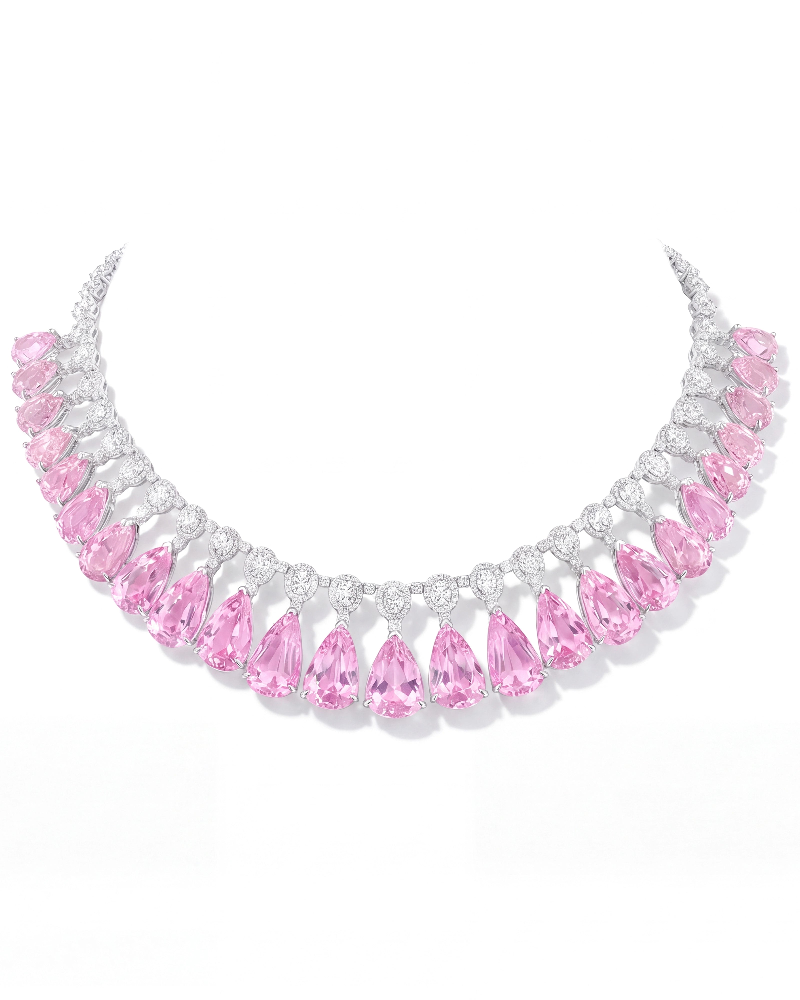 Kunzite Waterfall Necklace 2.0 | AMARIS JEWELS | Fine Jewelry