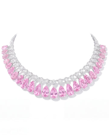 Kunzite Waterfall Necklace 2.0