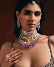 Kunzite Waterfall Necklace | AMARIS JEWELS | Fine Jewelry 