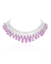 Kunzite Waterfall Necklace | AMARIS JEWELS | Fine Jewelry 