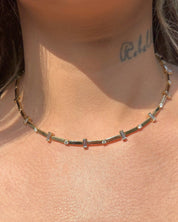 Kyoto Baguette Choker | AMARIS JEWELS | Fine Jewelry 