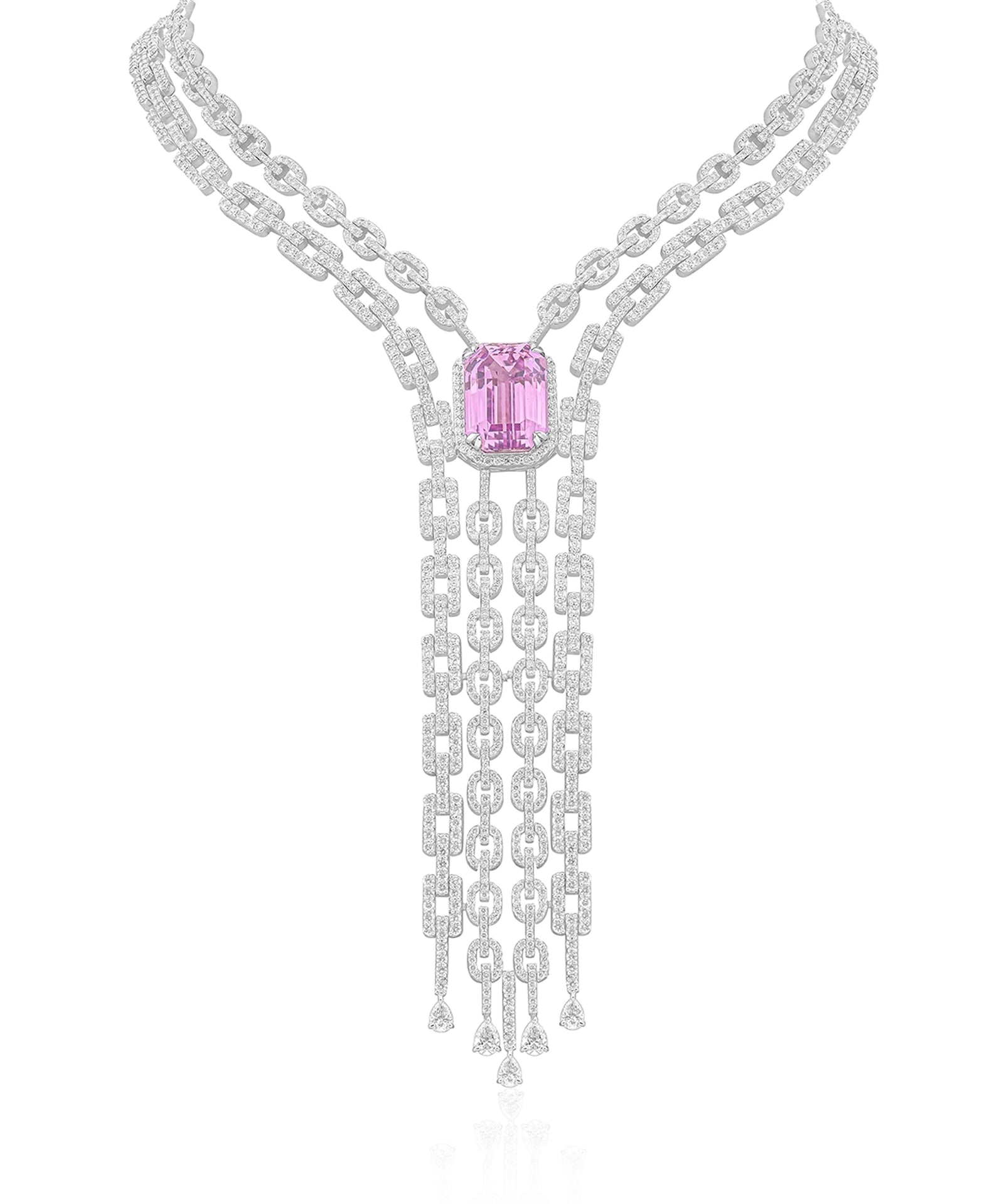 Lariat Overload Necklace | AMARIS JEWELS | Fine Jewelry 