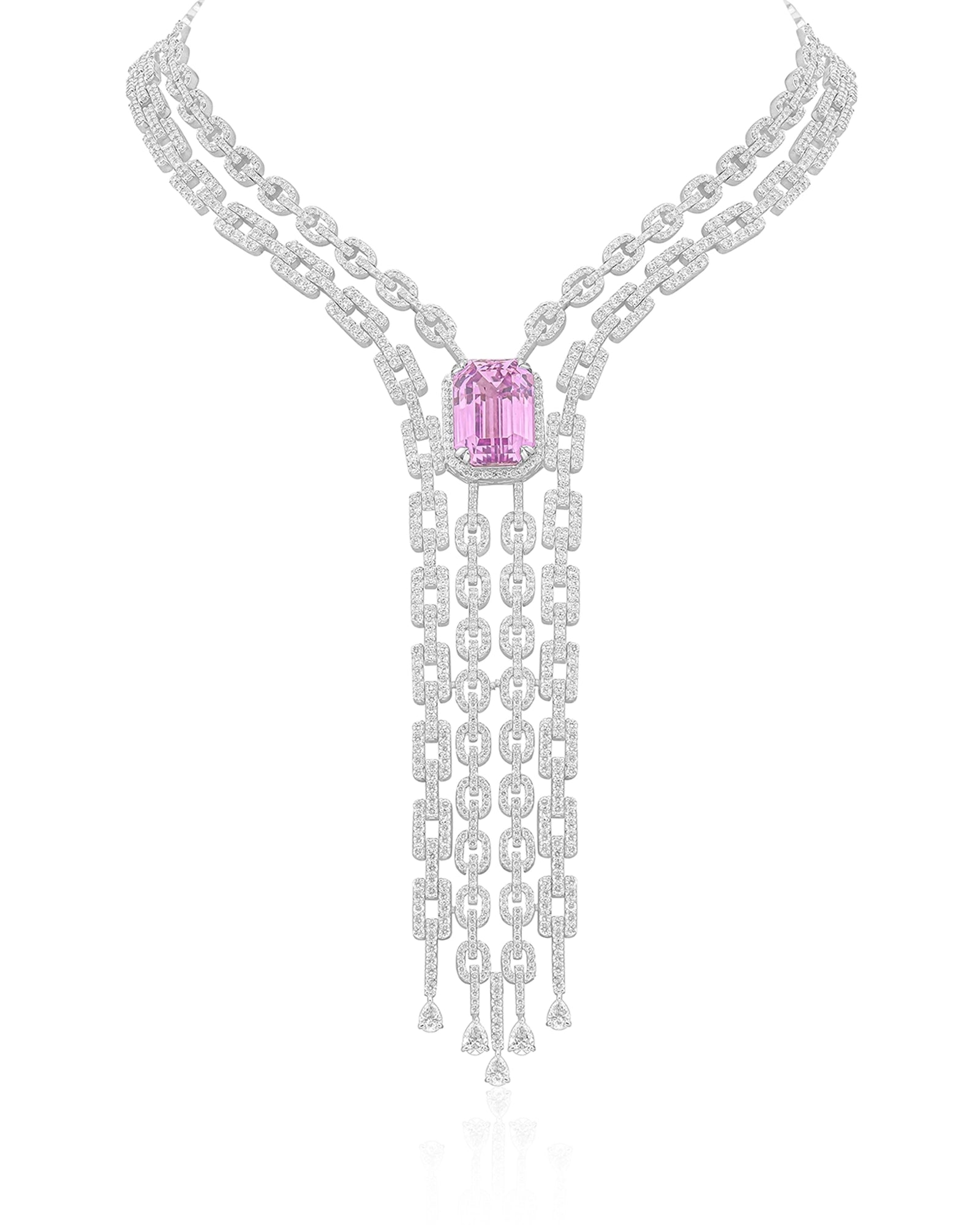 Lariat Overload Necklace | AMARIS JEWELS | Fine Jewelry 