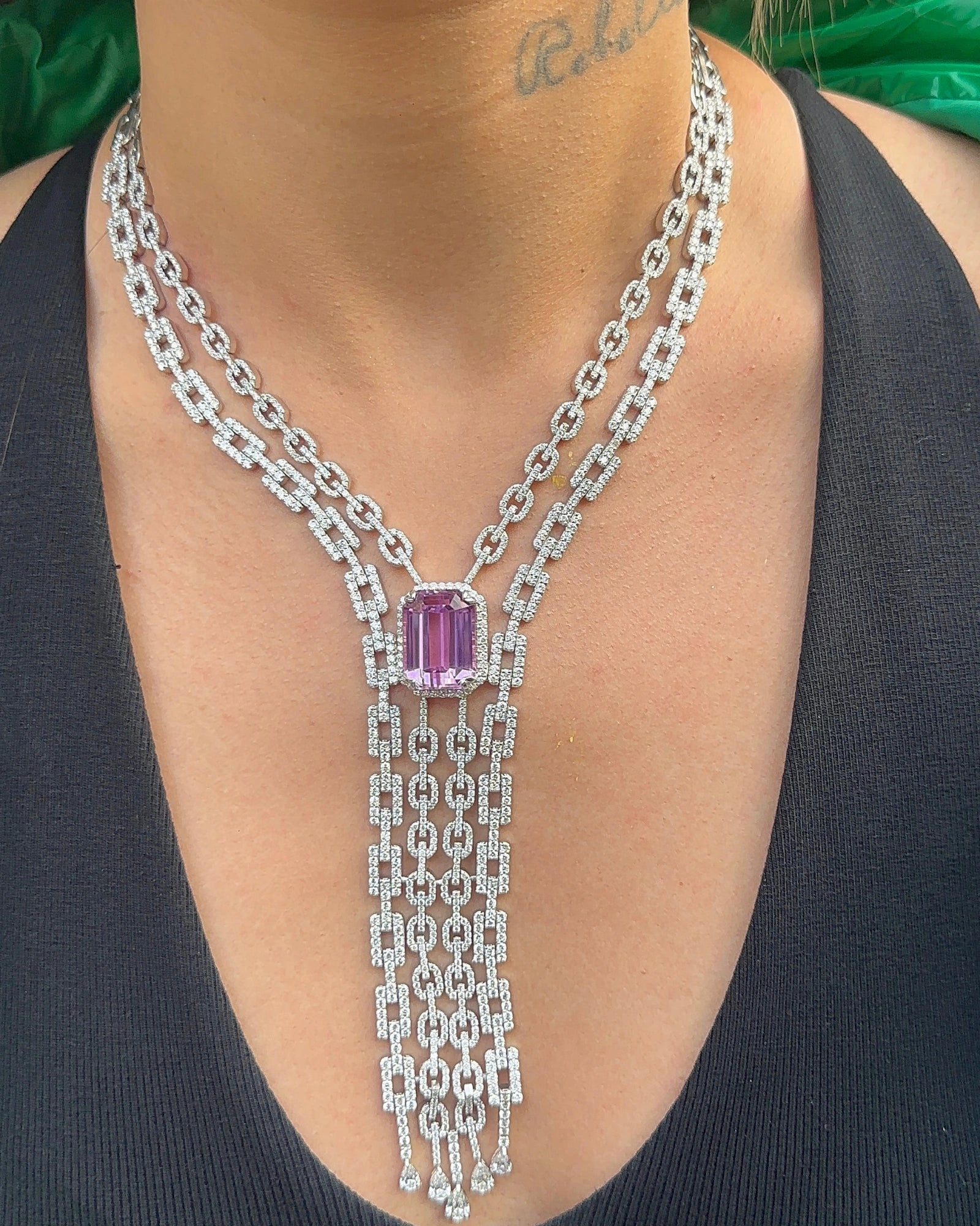 Lariat Overload Necklace | AMARIS JEWELS | Fine Jewelry 