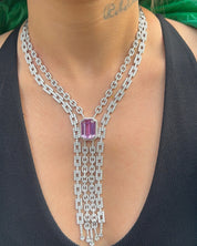Lariat Overload Necklace | AMARIS JEWELS | Fine Jewelry 
