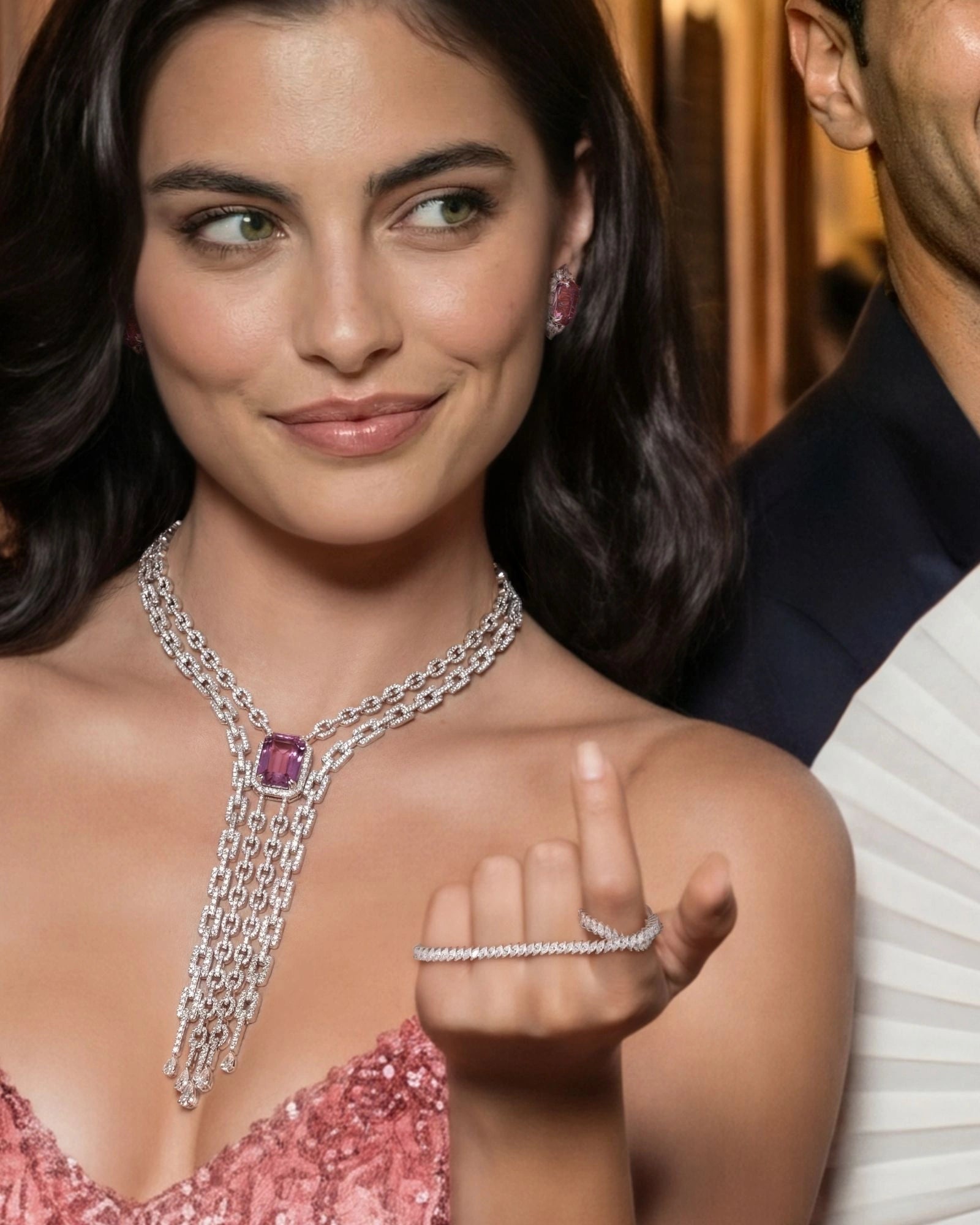 Lariat Overload Necklace | AMARIS JEWELS | Fine Jewelry 