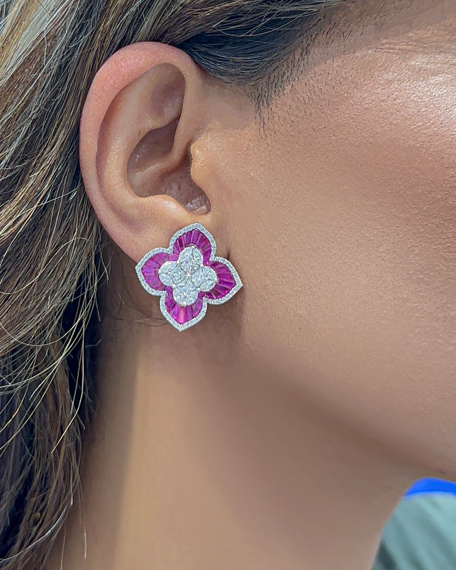 Like a Star Blush Earrings | AMARIS JEWELS | Fine Jewelry 