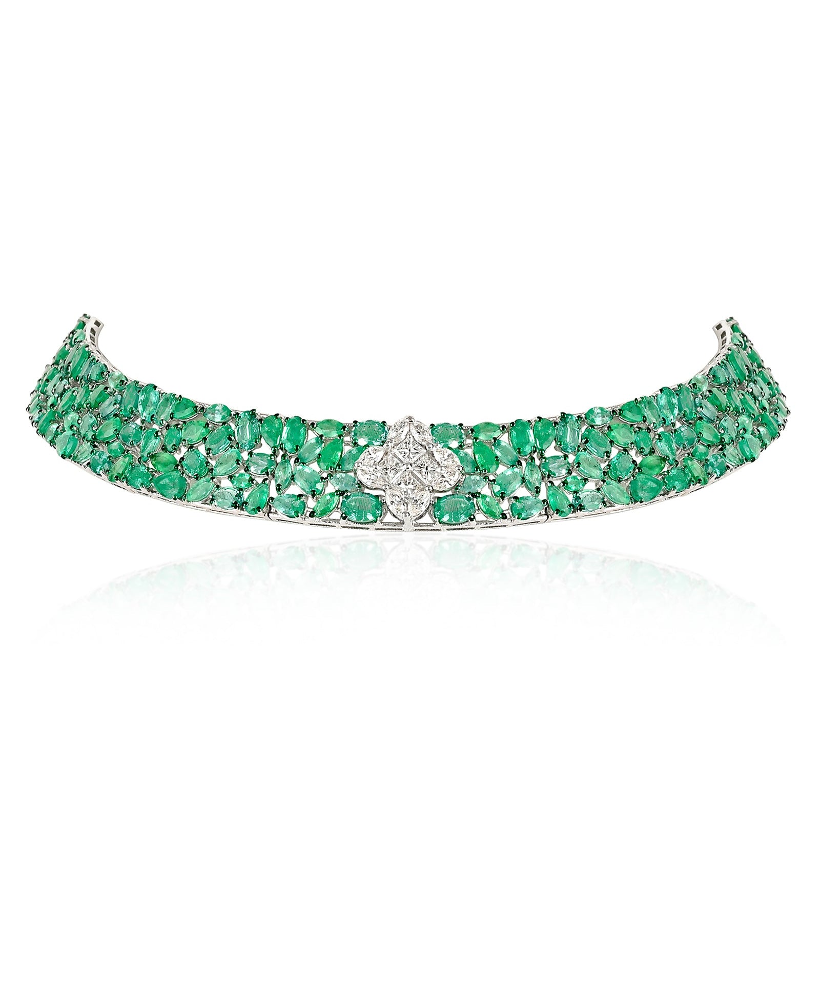 Lily luck Emerald Choker | AMARIS JEWELS | Fine Jewelry 