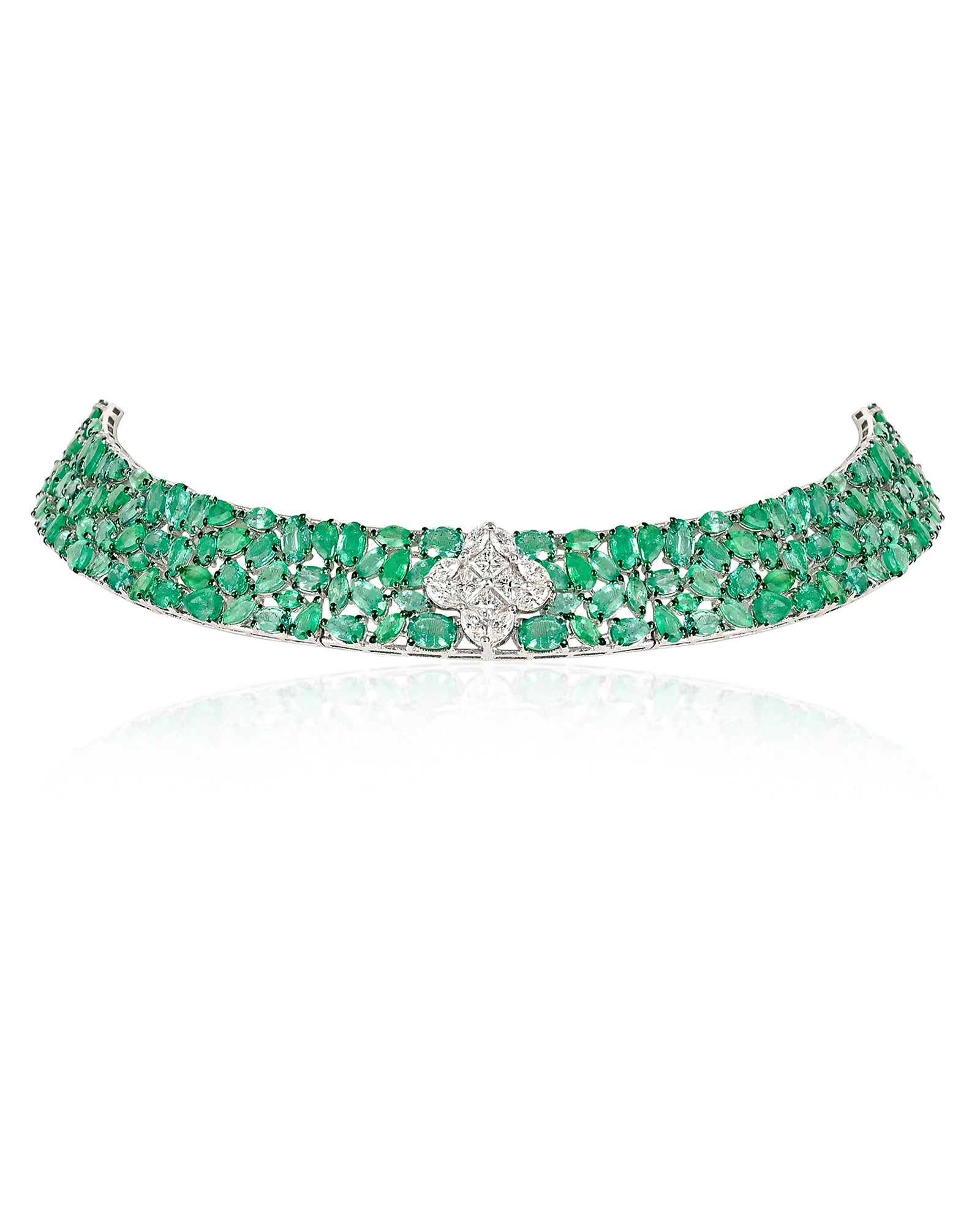 Lily luck Emerald Choker | AMARIS JEWELS | Fine Jewelry 
