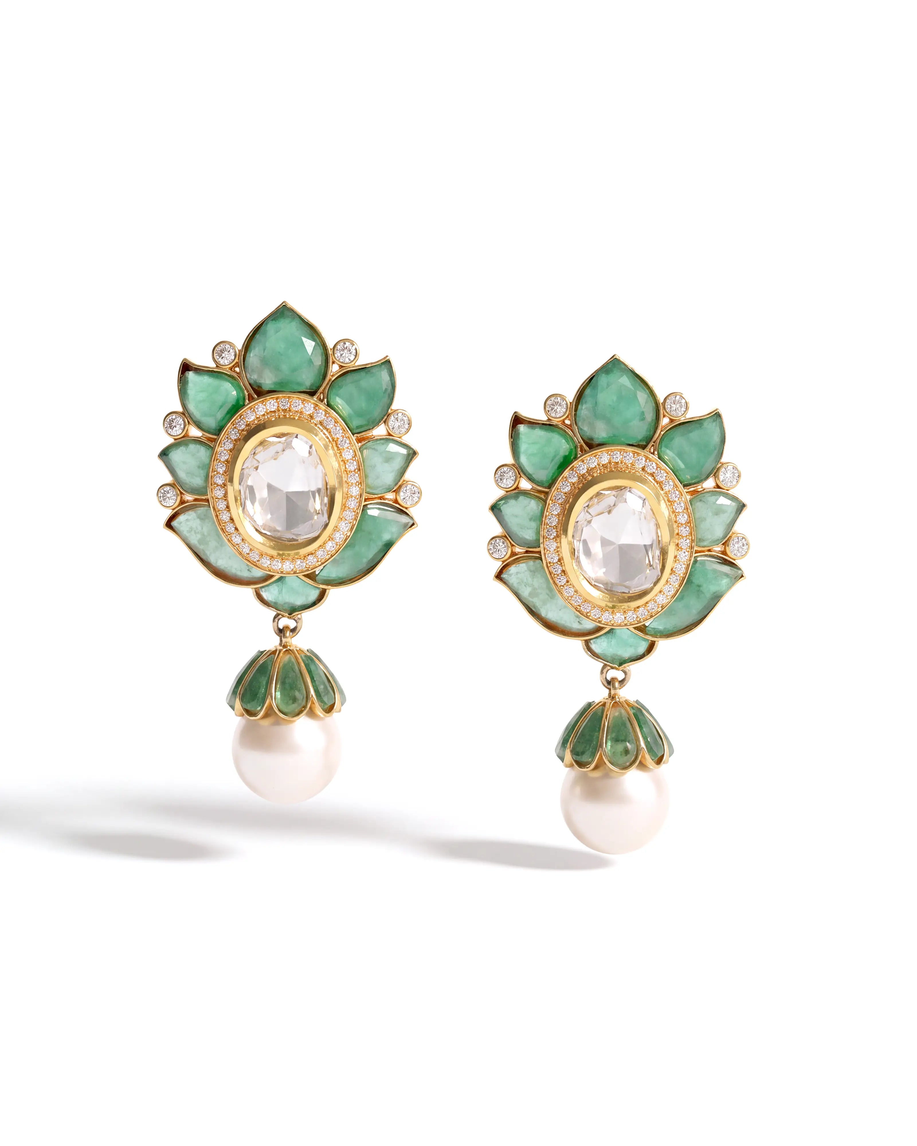 Lotus Blossom Earrings | AMARIS JEWELS | Fine Jewelry