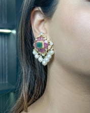 Mahreen Lotus Earrings | AMARIS JEWELS | Fine Jewelry 