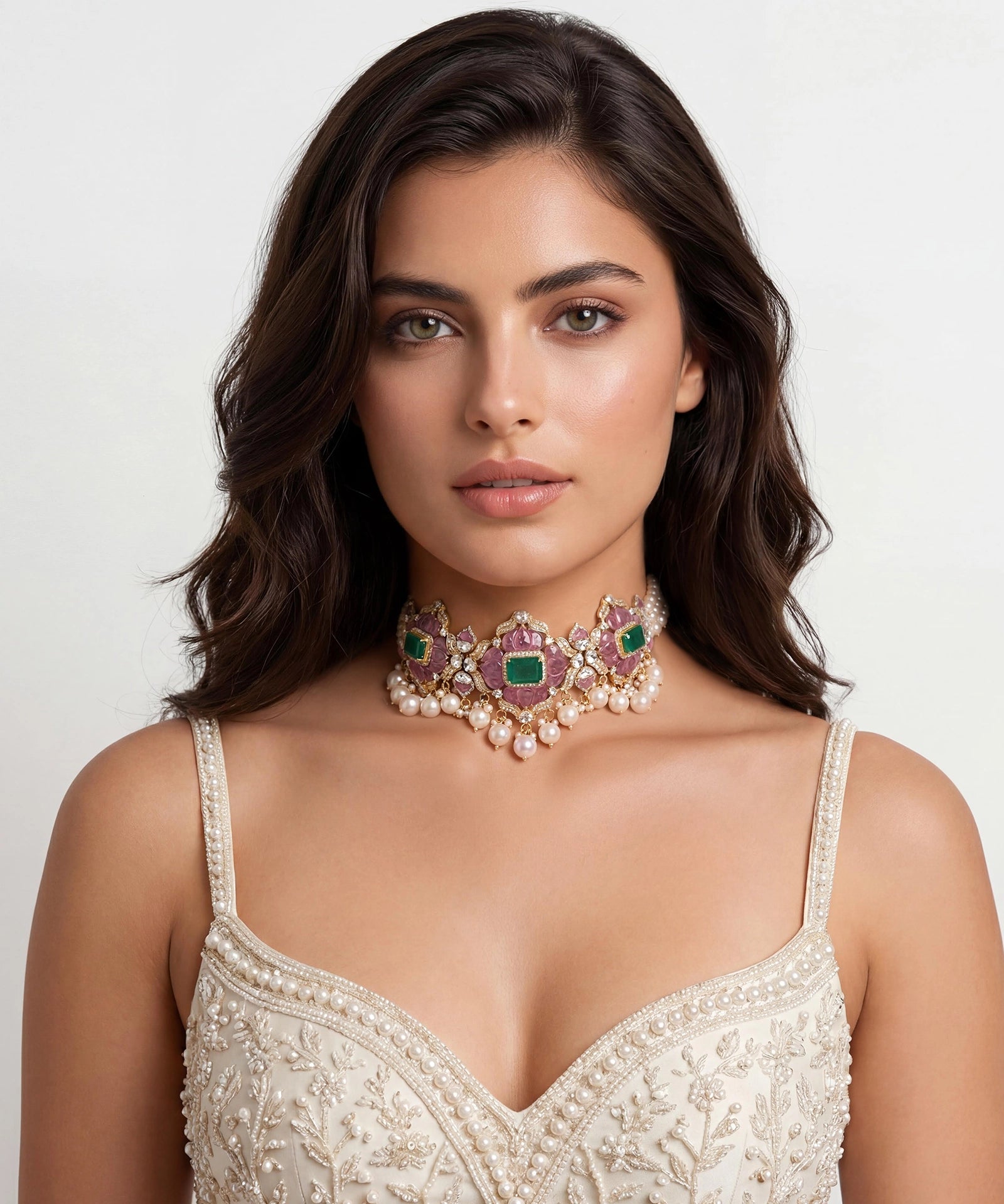 Mahreen Lotus Necklace | AMARIS JEWELS | Fine Jewelry 