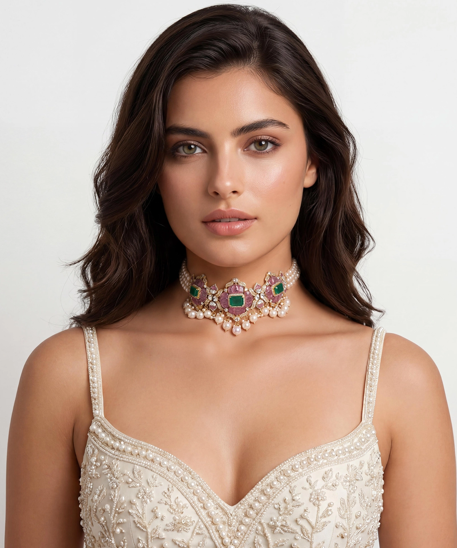 Mahreen Lotus Necklace | AMARIS JEWELS | Fine Jewelry 
