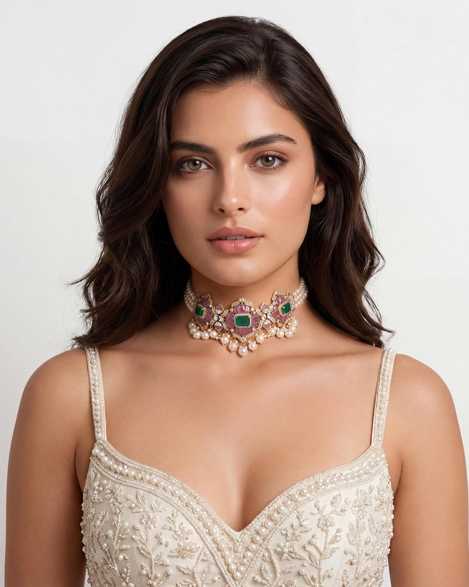 Mahreen Lotus Necklace | AMARIS JEWELS | Fine Jewelry 