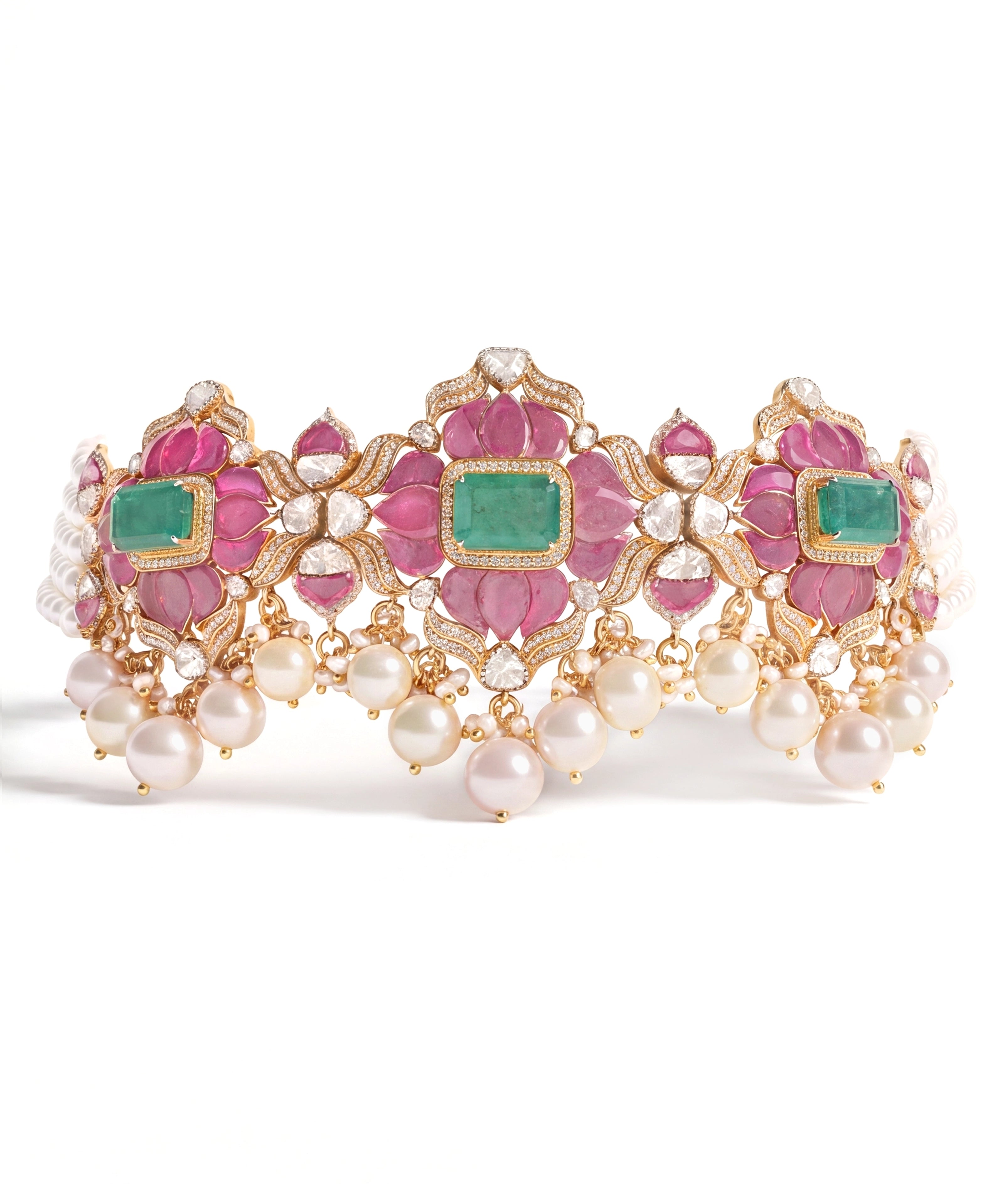 Mahreen Lotus Necklace | AMARIS JEWELS | Fine Jewelry