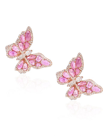Meant To Fly Earrings (Ruby)