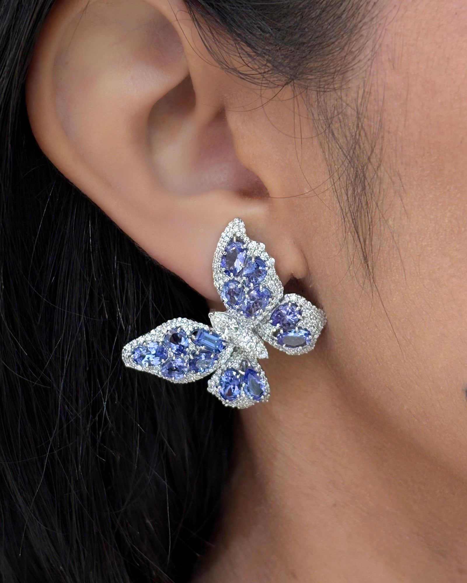 Meant to Fly Minis Tanzanites | AMARIS JEWELS | Fine Jewelry