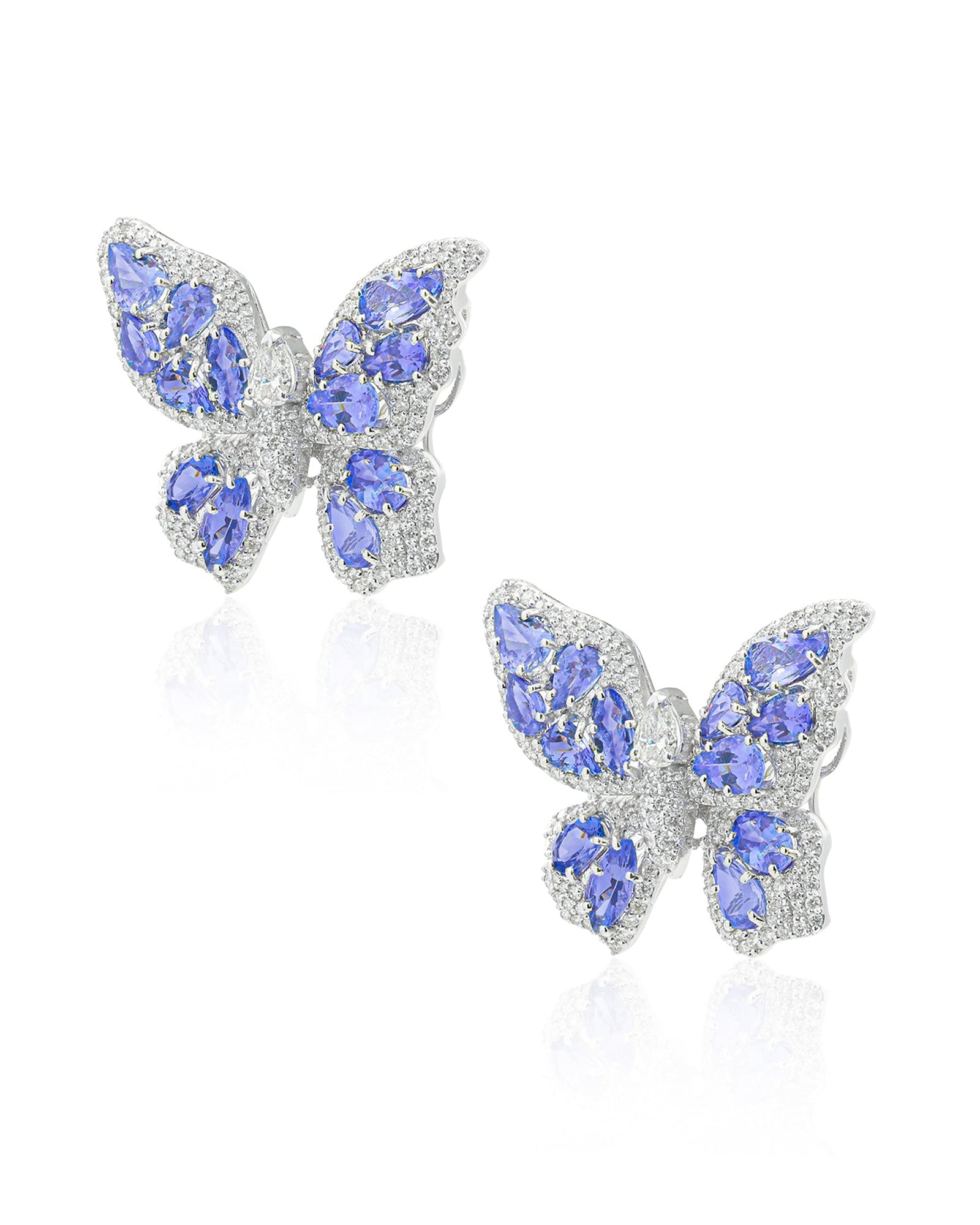 Meant to Fly Tanzanite Earrings | AMARIS JEWELS | Fine Jewelry 