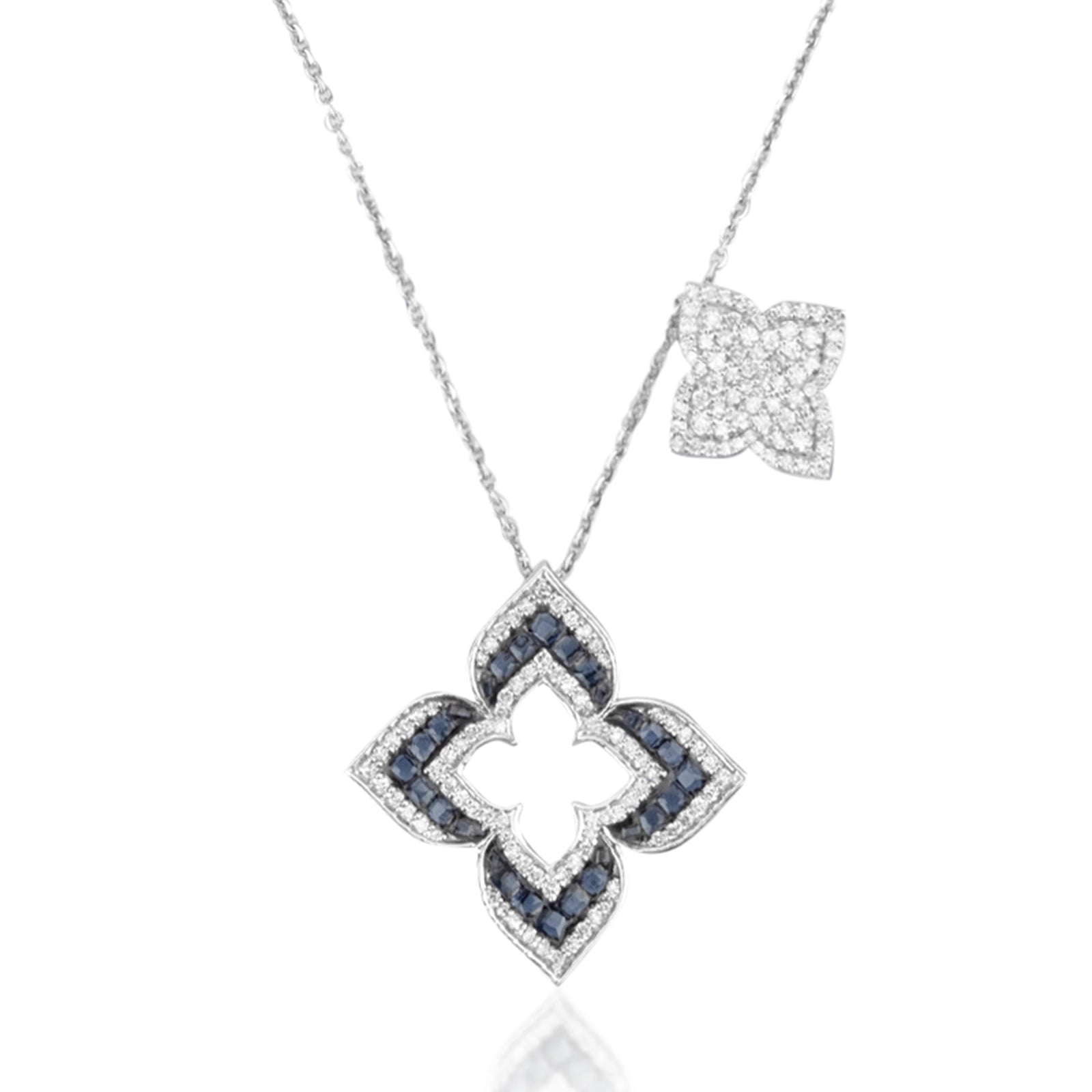 Midnight Clover Pendant | AMARIS JEWELS | Fine Jewelry 