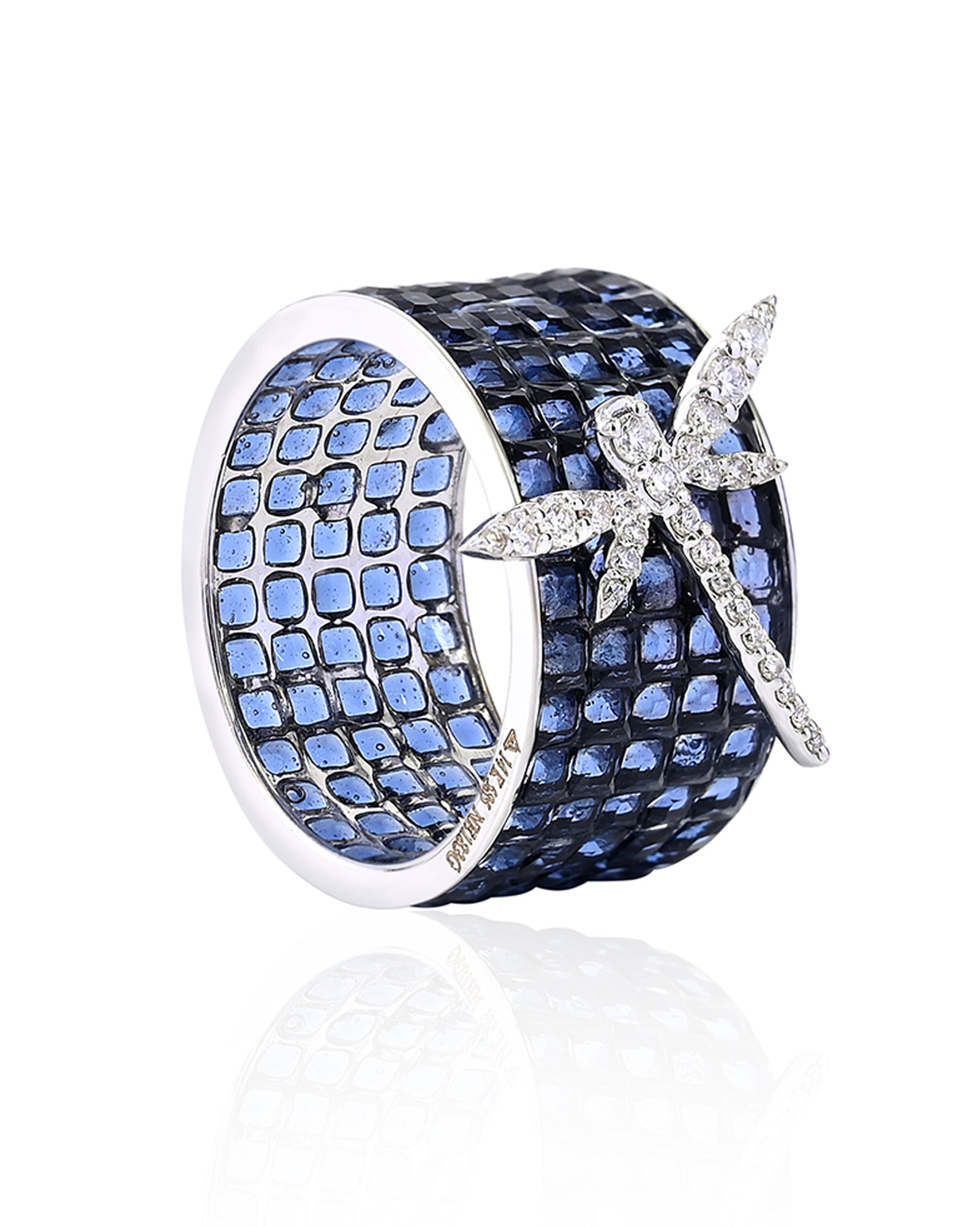 Midnight Dragonfly Ring | AMARIS JEWELS | Fine Jewelry 